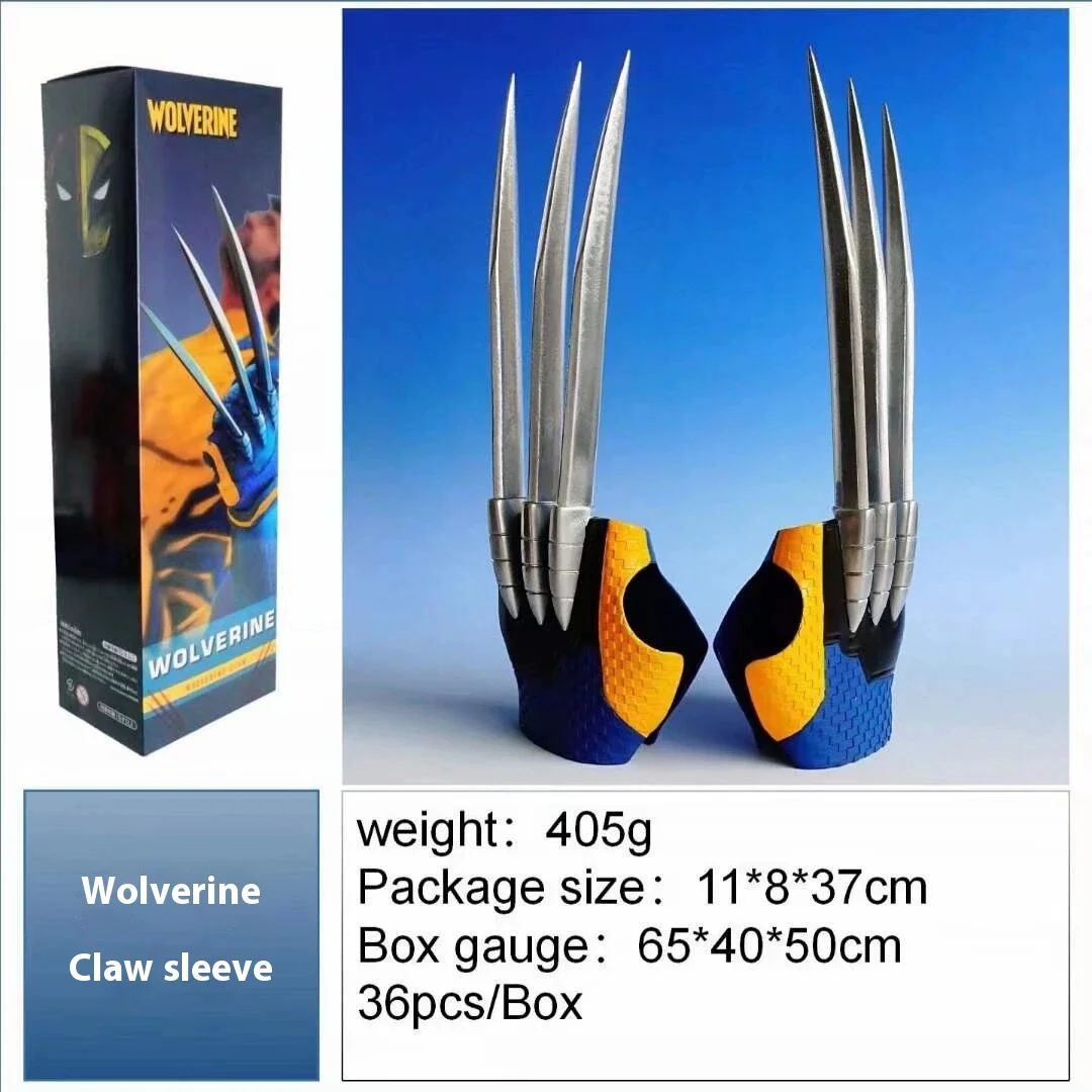 New 33cm X-Men Wolverines Claw Superhero Prop Anime Action Model Safety Accessories Costume Model Toys Kids Birthday Gift