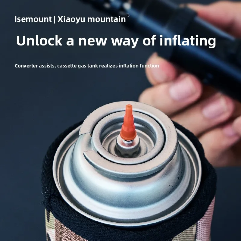 يمكن استخدام فوهة تعبئة خزان الغاز للكاسيت لتضخيم الولاعات وبنادق اللحام وإكسسوارات التخييم ومحولات خزان الغاز