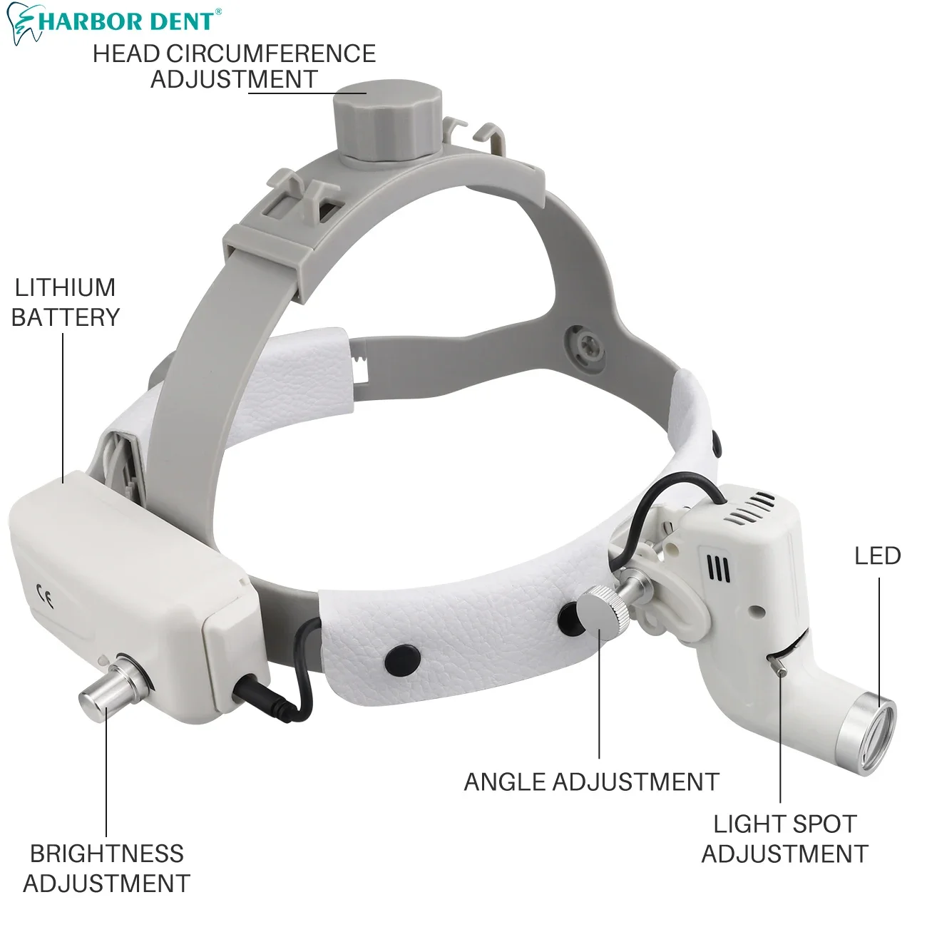 den tal 5W led Surgical ENT Examination headlight Medical Adjustable chargeable Headlamp Equipment oral cavity