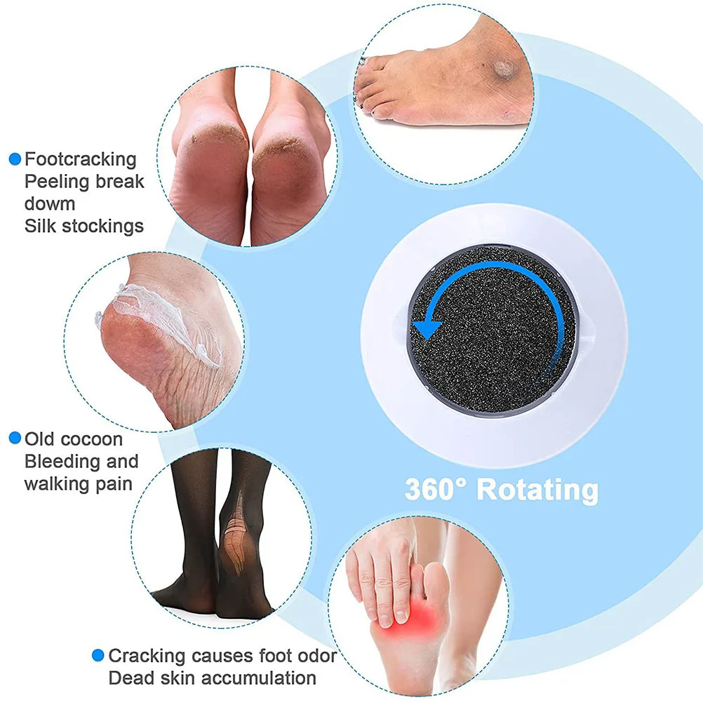 

10Pcs Foot Callus Remover Electric Sandpaper Disc Pads Durable Practical Pedicure Tool Efficient Foot Dead Skin Remover Home