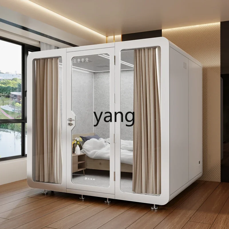 YJQ soundproof sleeping warehouse home recording studio mobile phone booth silent cabin drum set piano singing room