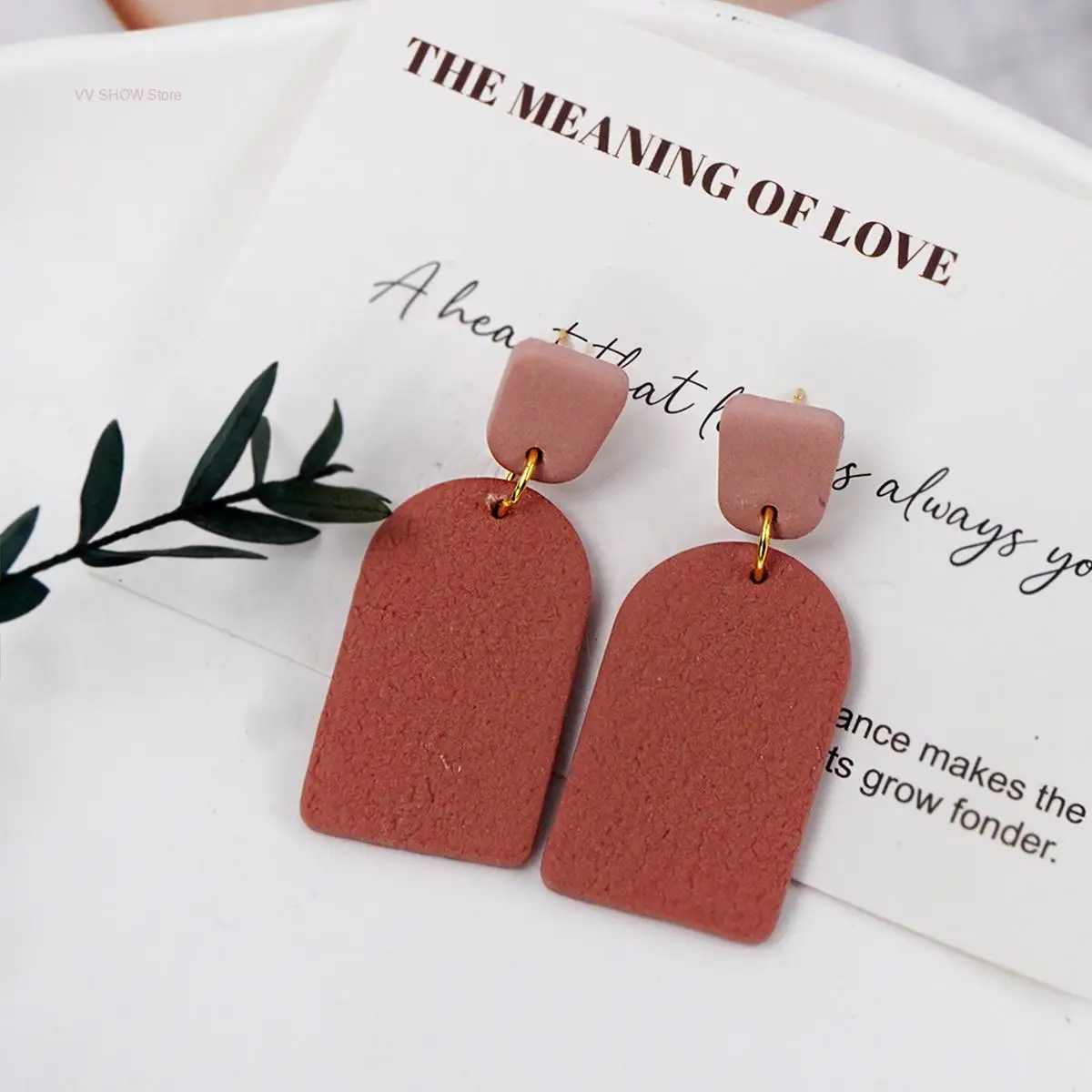 DIY Simple Earrings Clay Mold Earrings Pendant Jewelry Craft Gift Geometric Pattern Polymer Clay Cutting Mold 3D Printing Cutout