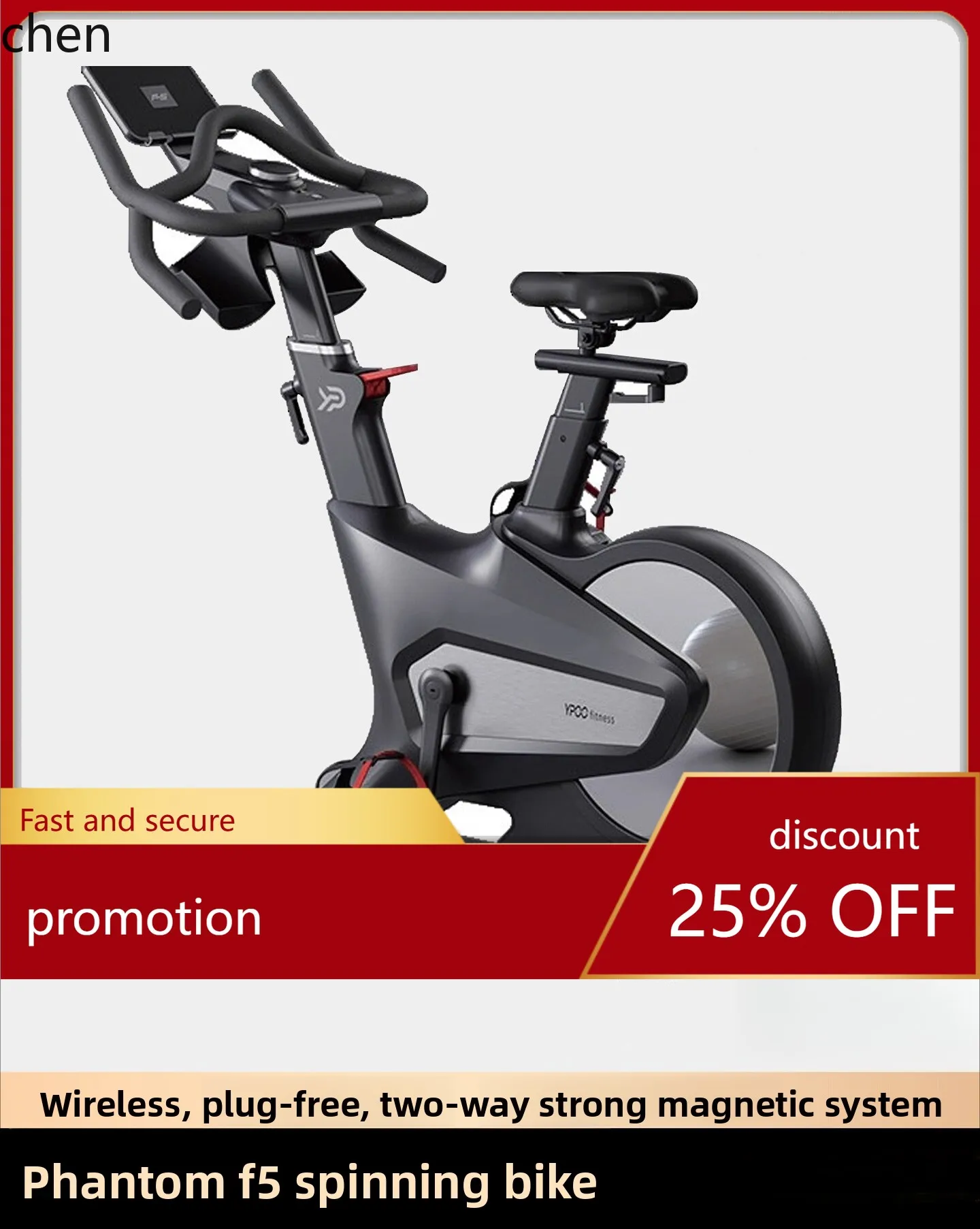 HT Spin Bike Home Fitness Intelligent Ultra-Quiet Indoor Exercise Equipment