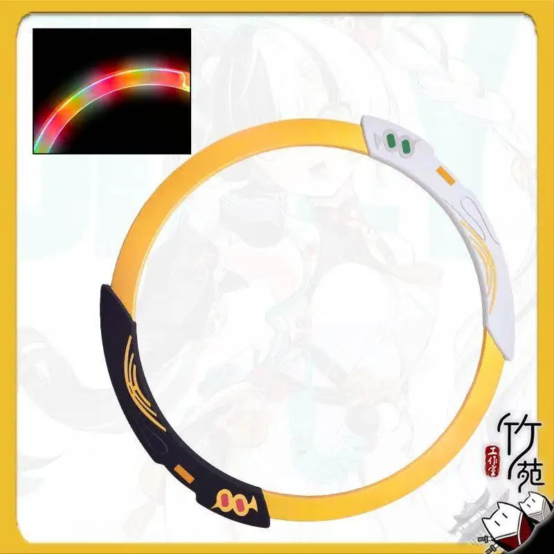 Dialyn Luminous Big Circle Weapons Game Zenless Zone Zero Cosplay Prop Halloween Christmas Fancy Party Costume Accessories