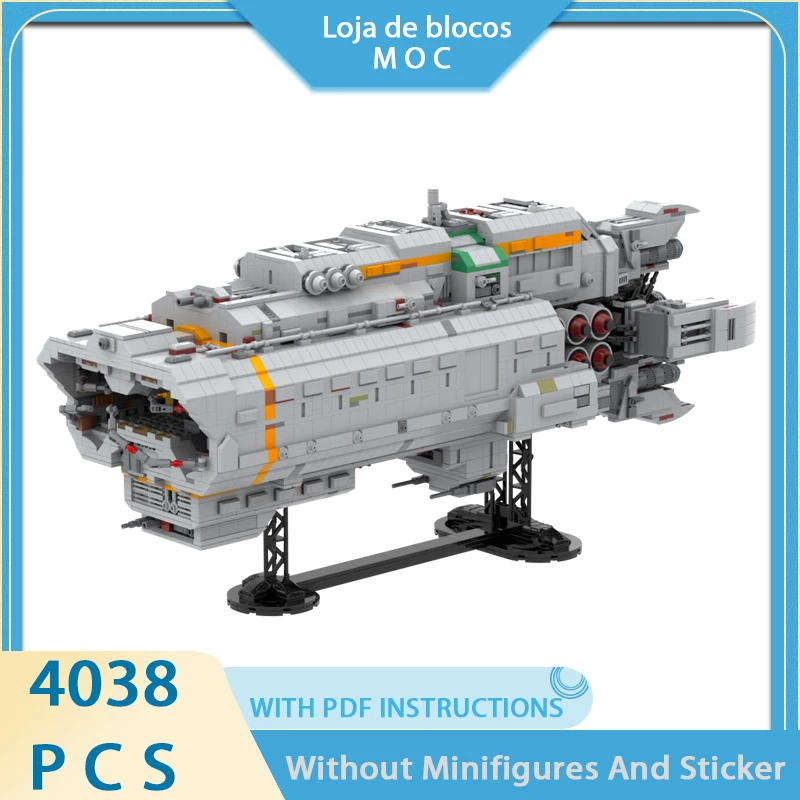 

Изысканный новый продукт: Конструктор MOC — модель космического корабля Canterbury из серии «В пространстве», модульная детская игрушка для самостоятельной сборки.