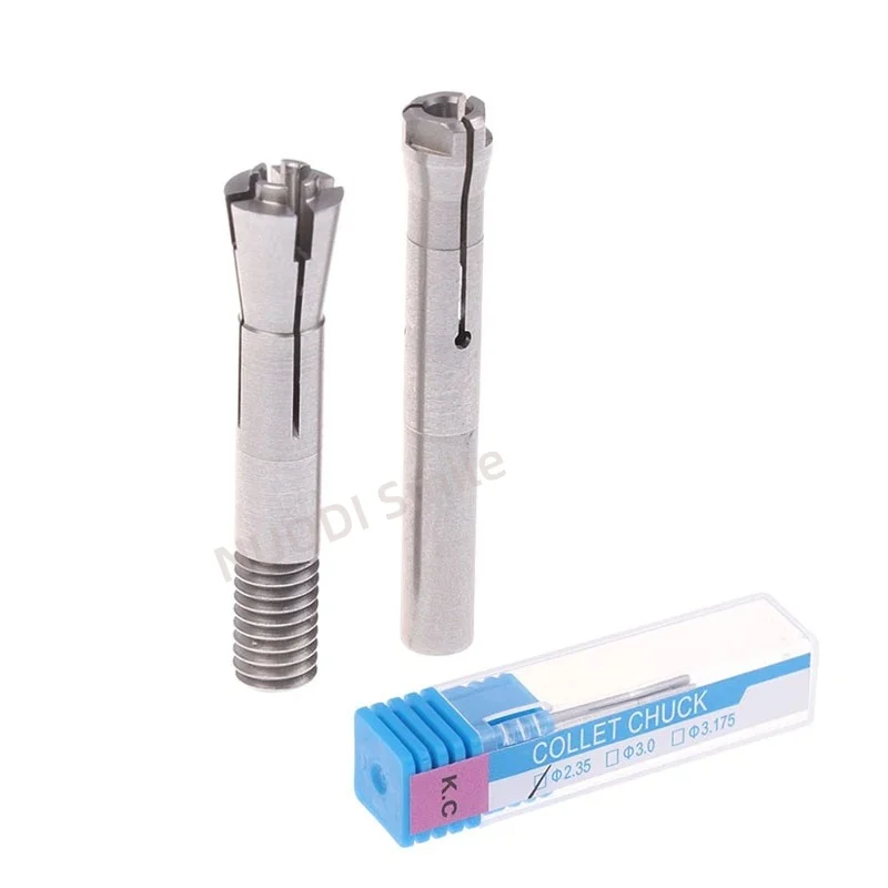 2Pcs Dental Three Petal Four Petal Spring Collet Chuck 2.35mm Dental Tool Polishing Machine Accessories Converter Dentistry Tool