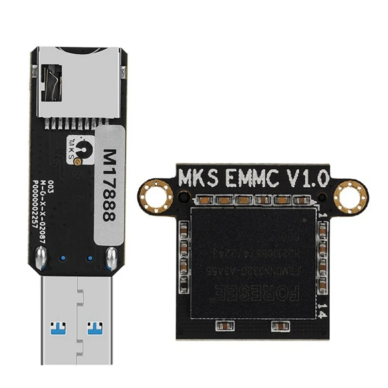 Accesorio para impresora 3D, máquina de impresión rápida, tarjeta de expansión de memoria, lector de tarjetas MKS EMMC 32G MKS EMMC-ADAPTER V2