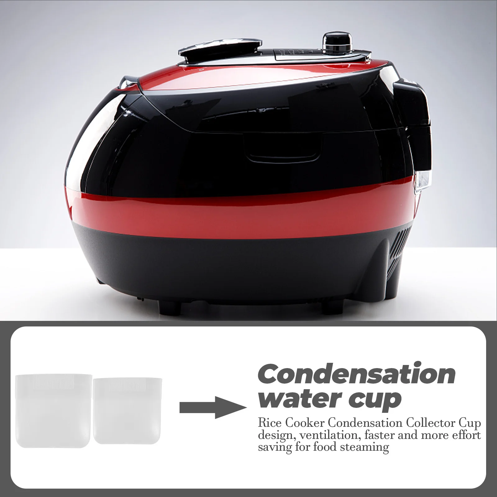 

10pcs Electric Rice Cooker Condensation Collector Cup Replacement Universal Pressure Cooker Water Collection Plastic Cup