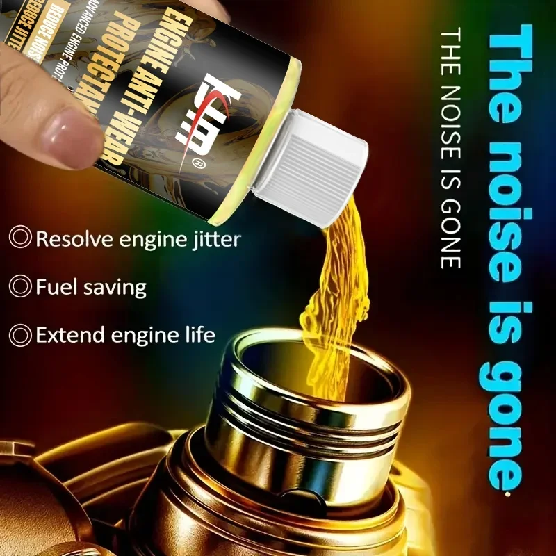 Latest Engine Anti-Wear Lubricant Solves Problems of Fuel Consumption, Blue Smoke, Shaking and Insufficient Power, Nano Repair F