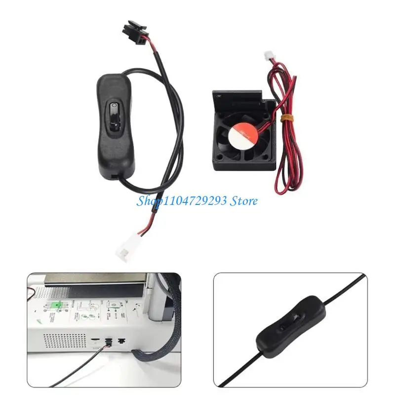 

Y2GD Extruder Motor 4010 Cooling Fan DC24V Fast Cooling Fan with Independence Switches for Lab / mini