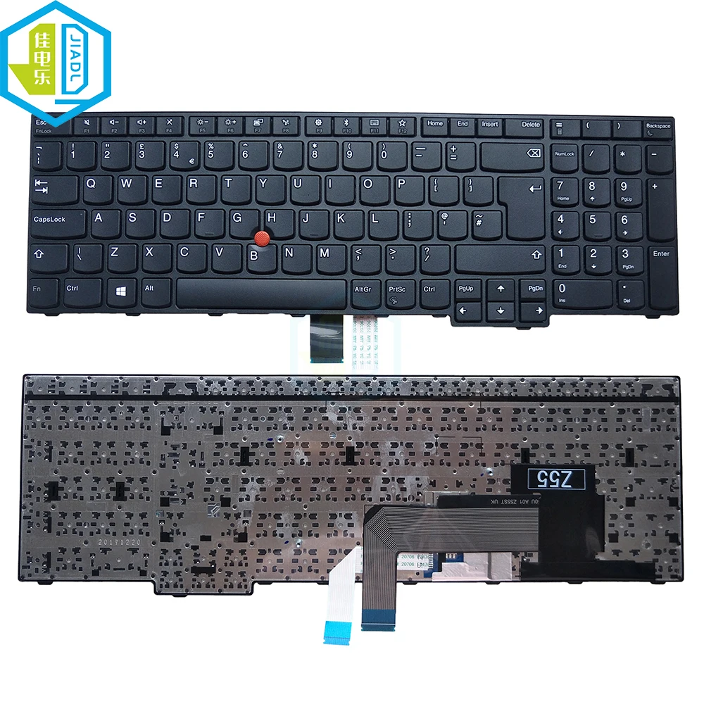 New US UK SP laptop keyboard for Lenovo ThinkPad E570 E575 1AX200 01AX149 SN5357 PK1311P3A00 SN20K93328 with red trackpoint