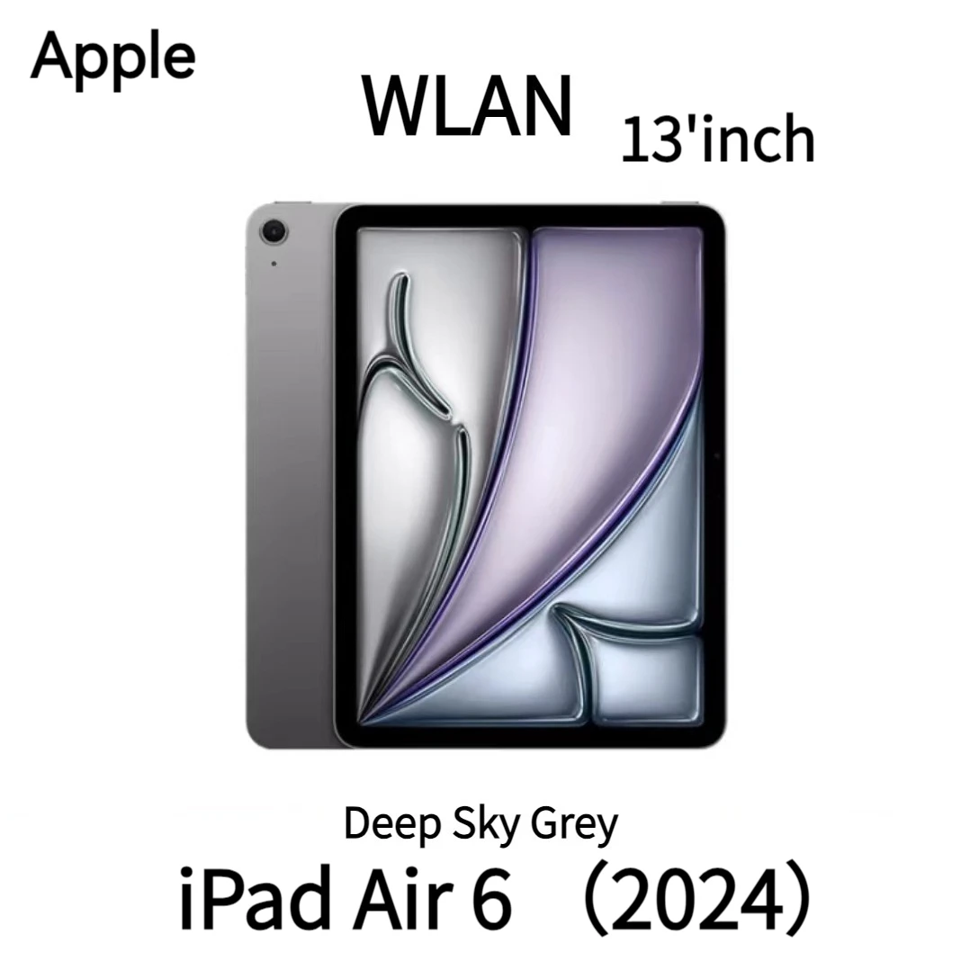 

Apple iPad Air 6 Чехол M2 (2024) WLAN версия 13 дюймов процессор Apple M2 iPadOS 128G | 256G | 512G, оригинальный новый ipad китайский материковый