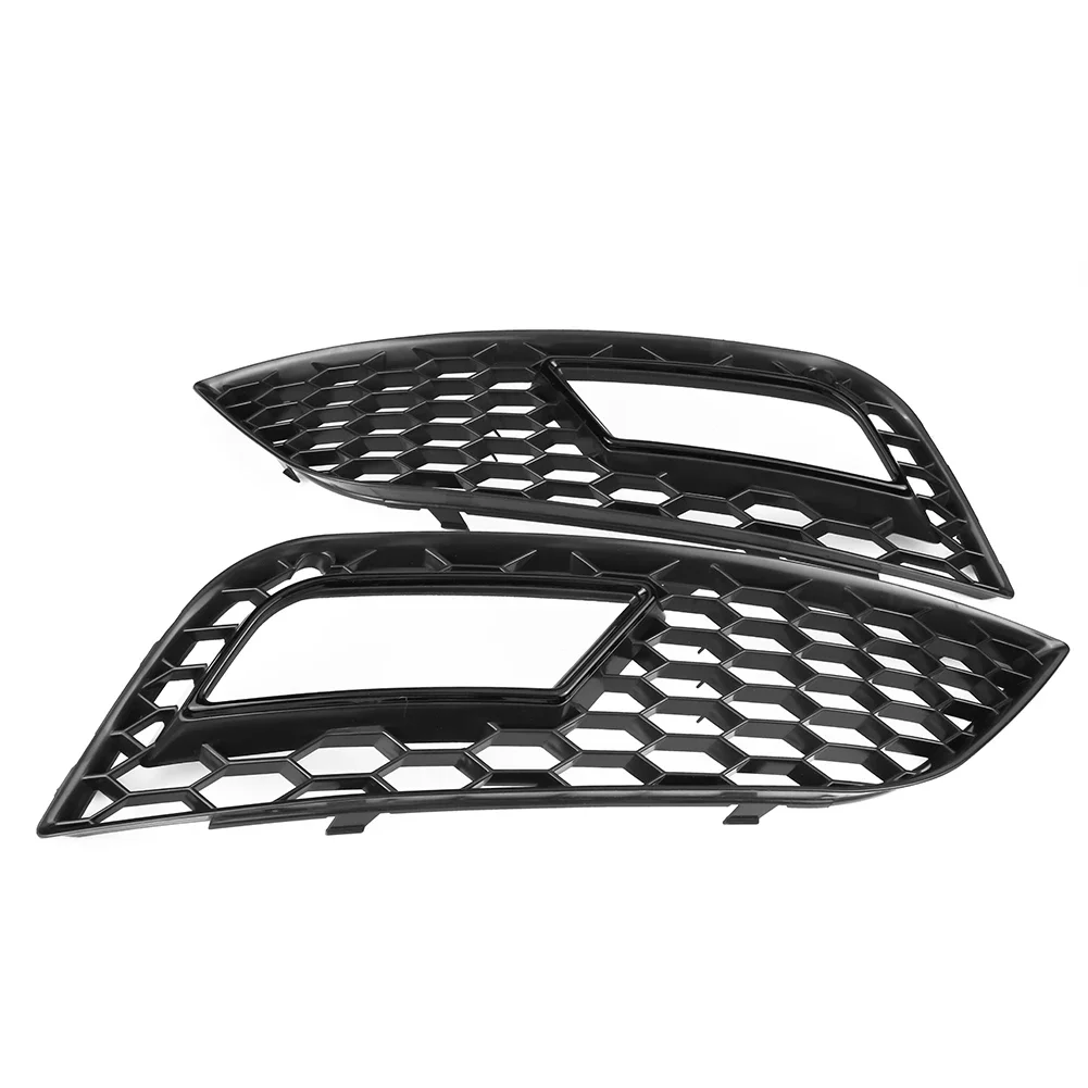 

Решетка противотуманных фар в стиле RS4, решетка противотуманных фар, глянцевая черная противотуманная решетка из АБС-пластика для Audi A4 B8.5 для Audi A4 B8.5 2013-2016, модификация