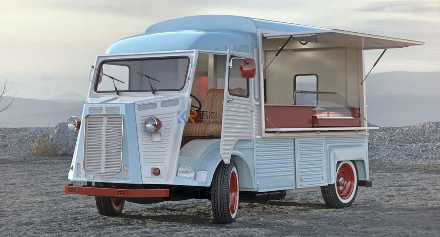 Многофункциональная тележка для еды с полным кухонным оборудованием, индивидуальная электрическая тележка для кофе для пиццы, гамбургера, прицеп для еды на продажу