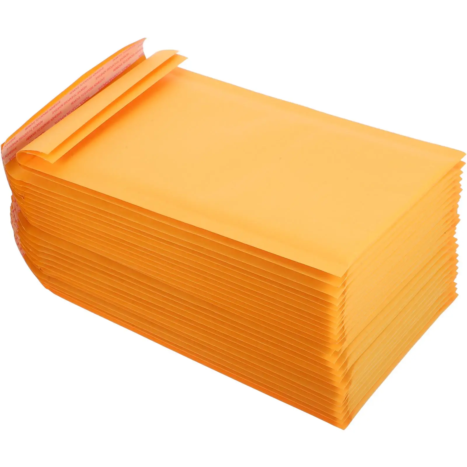 25 Pcs Bubble Mailer Secure Mailing Envelopes Water Proof Tamper-proof Padded Mailers Kraft Paper for Photos Lined