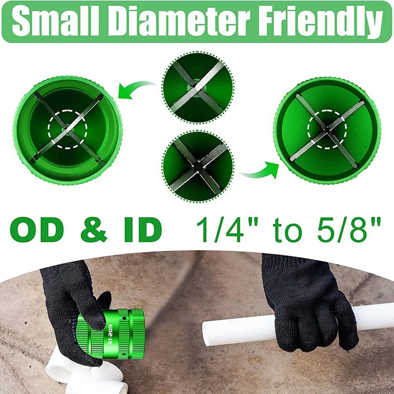 1 Piece Pipe Reamer Tool [Plumbers Efficient Helper] Deburring Tool For Copper PVC Pipe Cleaner, Tubing And Pipe Reamer