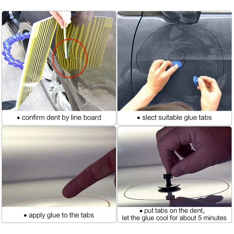 Paintless Dent Repair Reflector Line Board Tools Acrylic+POM Automotive Supplies For Car Body Dent Removal Stripe Testing Tool