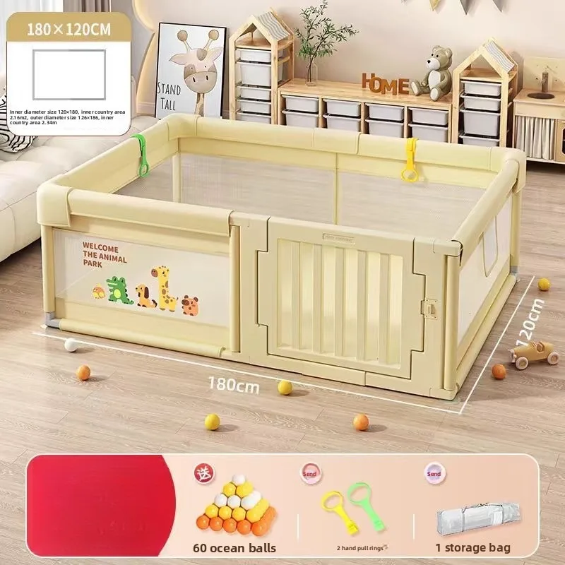 Baby Safety Fence Indoor Play Yard Small Apartment Living Room Home Children's Game Fence Playpen for Children Guardrail