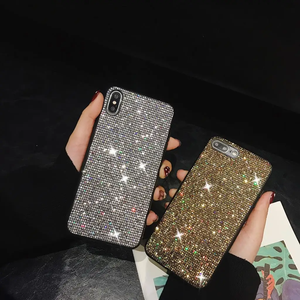 Luxury Shiny Case For Huawei P20 P30 P40 Lite Mate 10 20 30 Pro P Smart Z Y5 Y6 Y7 2018 Y9 2019 Back Cover Funda Bling Coque