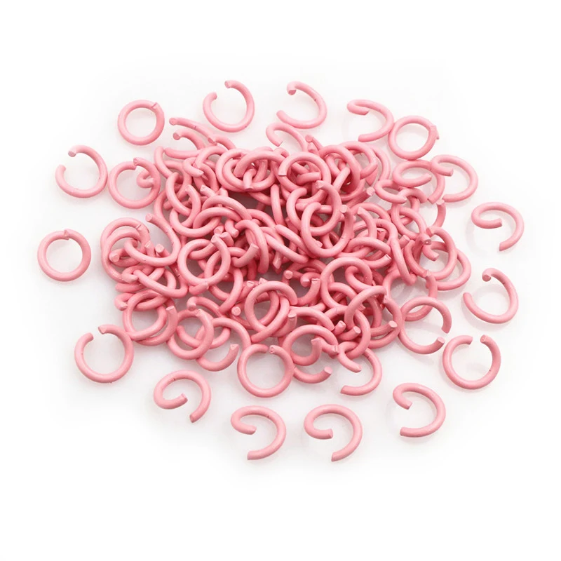 200pcs 6/8/10mm Colorful Metal Open Jump Rings for Necklace Chains Split Rings DIY Jewelry Making Accessories Findings Supplies image 4