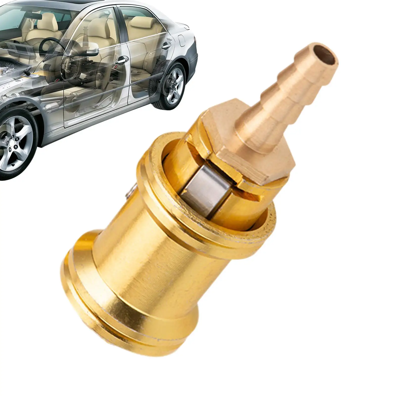 Inflation Nozzle For Car Quick Connect Leak-Proof Air Pump Replacement Nozzles For Vehicles Trailer RV Sedan Pickup Motorcycle