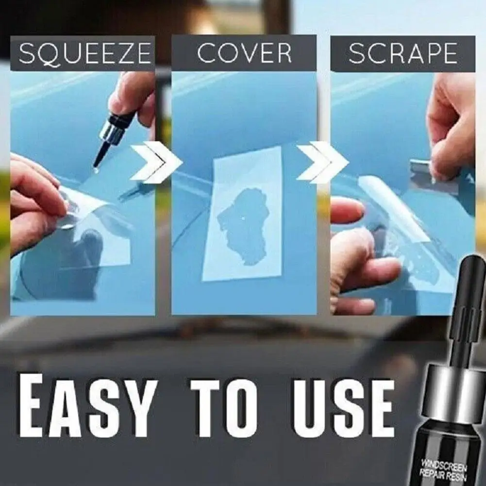 Car Windshield Windscreen Glass Repair Resin Kit Auto Vehicle Casement Fix Tool Car Windshield Cracked Repair Glue Tools