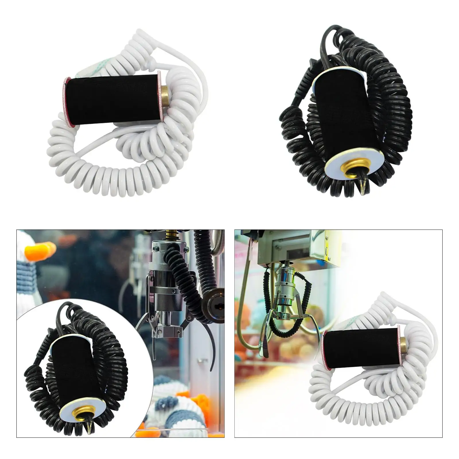 Claw Machine Coil, 30-180cm for for S and M Claws, Easy Installation DIY Copper Core Accessories Vending Machine Claw Coil