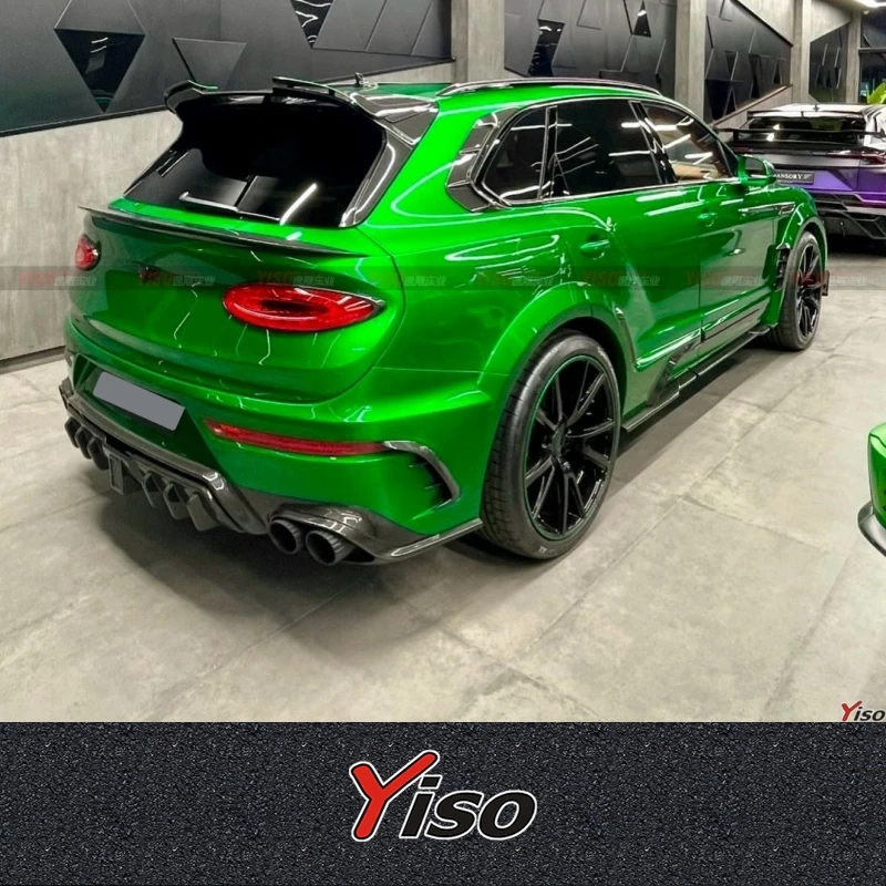 Suitable for modified Bentayga with MSNSOR large body kit  Bentayga carbon fiber front bumper rear bumper side skirts