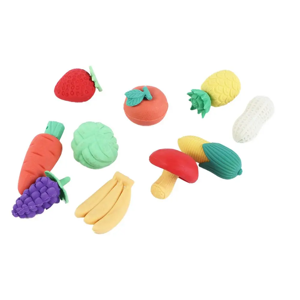 Supplies School Supplies Miniature Removable Assembly Novelty Erasers Puzzle Erasers Pencil Erasers Mini Fruits Vegetables