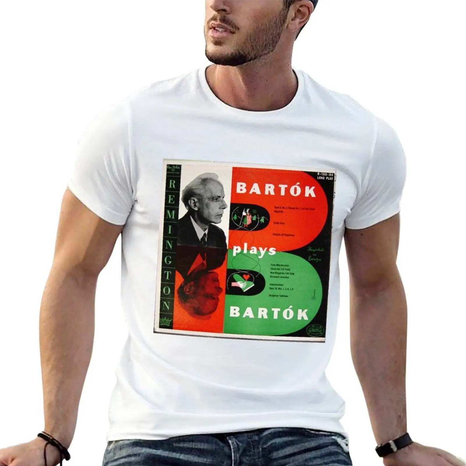 Camiseta Bartok Plays Bartok, camisetas de diseñador, camiseta de anime, camiseta para hombre, camiseta 100 por ciento de algodón