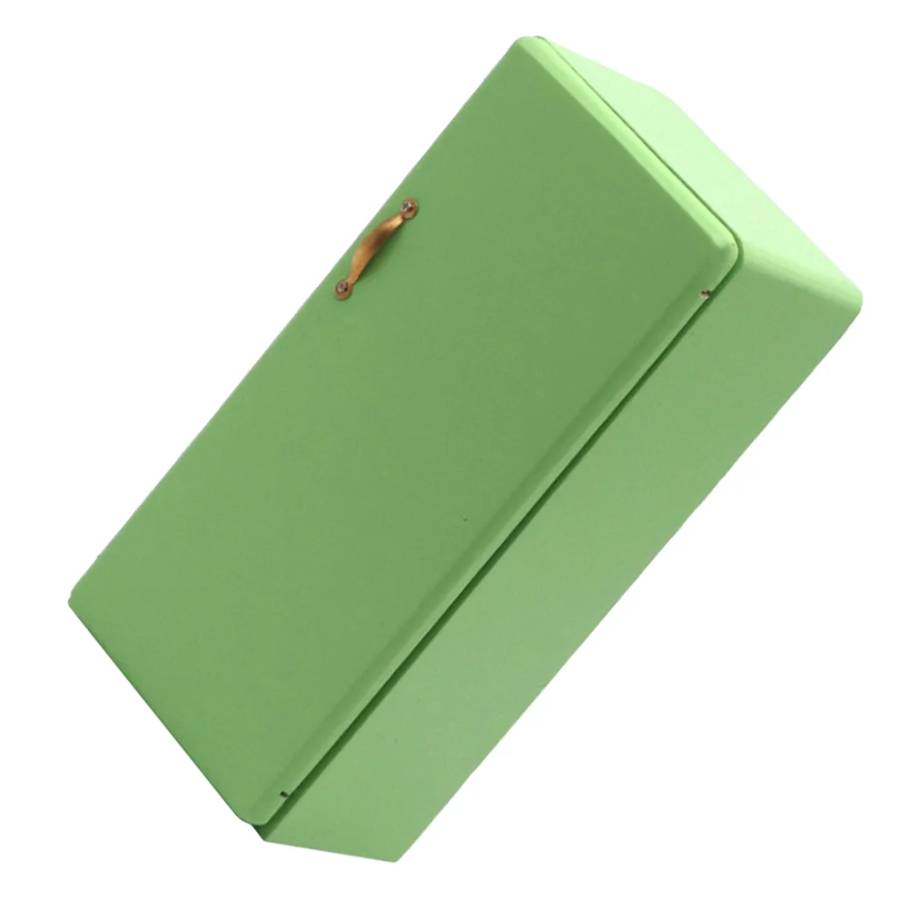 Refrigerator Mini Model Child Fridge Dolls House Freezer 6X48X13CM Wood Appliance Accessories