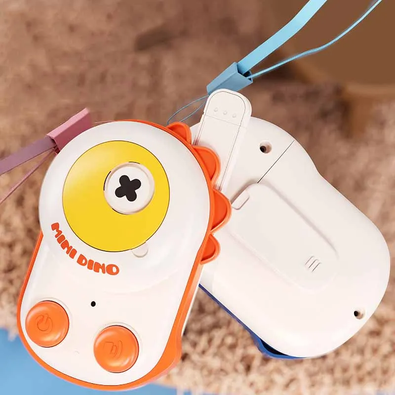 Walkie Talkie de dinosaurio de dibujos animados, juguete creativo, inalámbrico, para exteriores, interacción entre padres e hijos, para interiores y exteriores, llamada remota inalámbrica