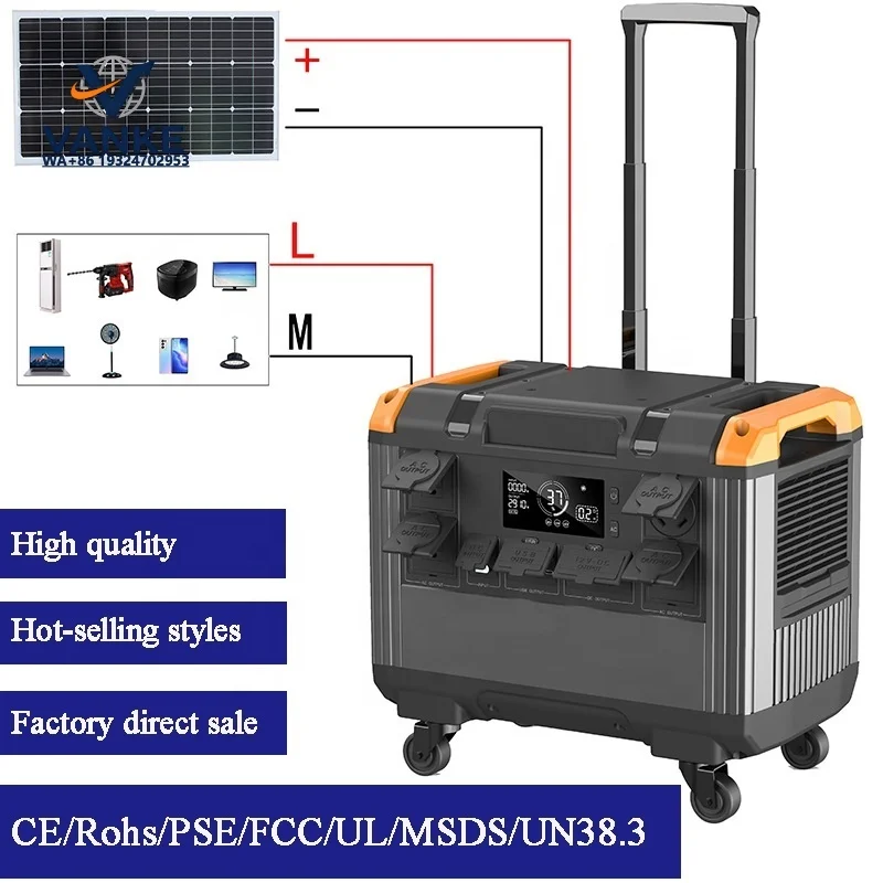 3 kw 3kva Heavy Solar Power Generator 300watts to Run Refrigerator That Can Power a House Portable Solar Power Station