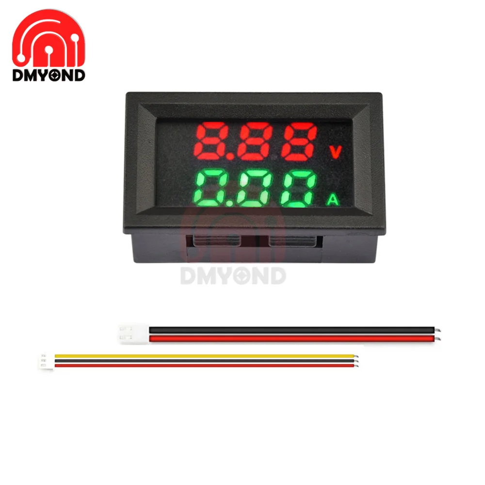 LED Digital Voltímetro e Amperímetro Painel, Tensão Atual Medidor, Detector de Volts, Tester Monitor, carro, motocicleta, M430, DC 0-100V, 10A, 50A, 100A