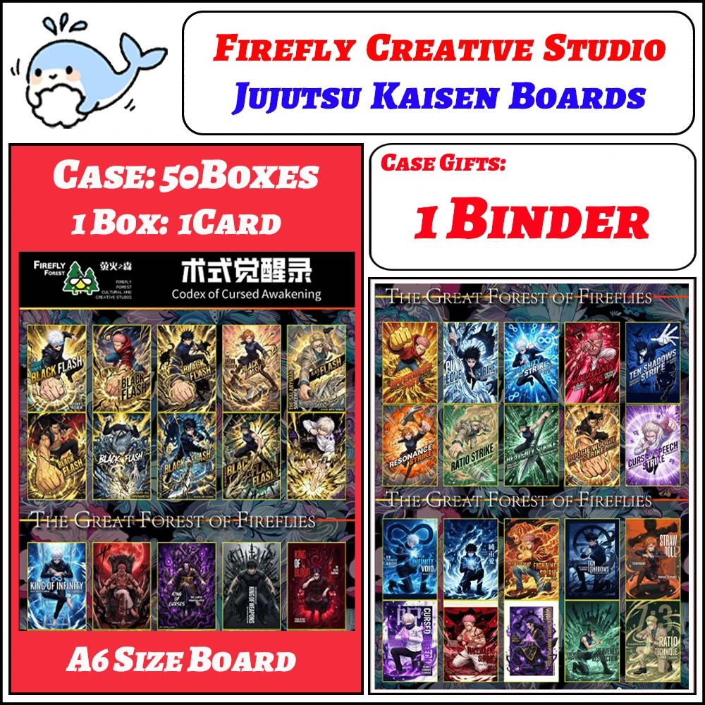 

Оптовая продажа: Новейшие акриловые доски Firefly Creative Studio Jujutsu Kaisen формата А6 для рисования цветными бумагами, детский подарок-игрушка (2026 год)