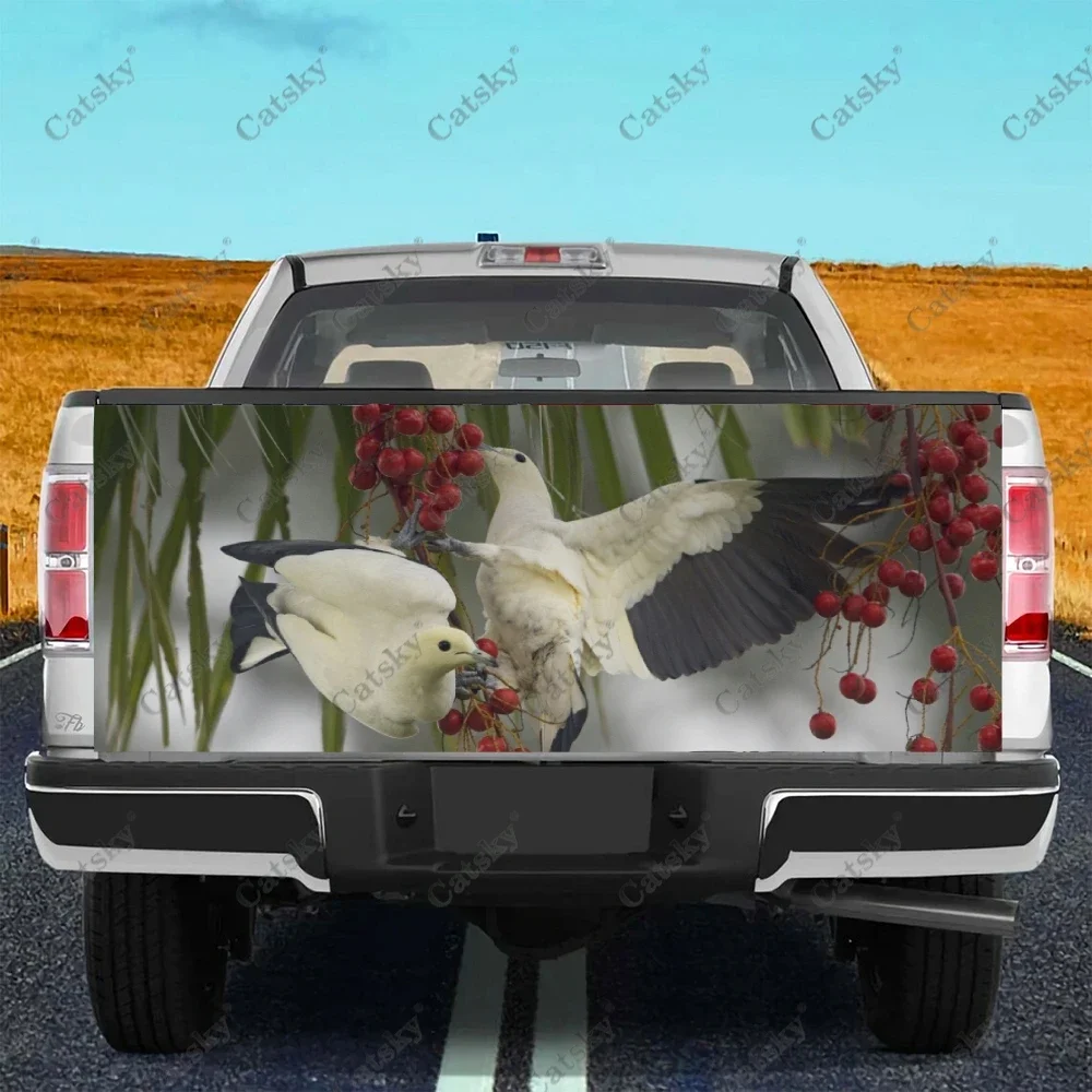 

Animal - Pigeon Truck Decals Truck Tailgate Decal Sticker Wrap , Bumper Stickers Graphics for Car Trucks SUV
