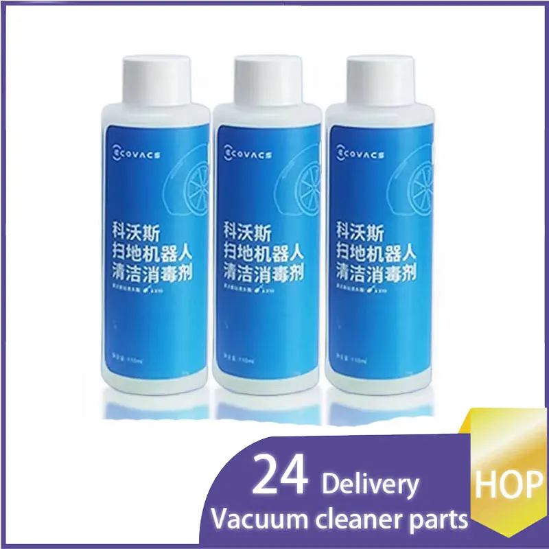 ECOVACS Líquido de limpieza Deebot Liquid T20 N9+T10 OMNI/T10 TURBO/X1 OMNI/X1 TURBO X2/X2 pro T20 Solución de limpieza de pisos fácil