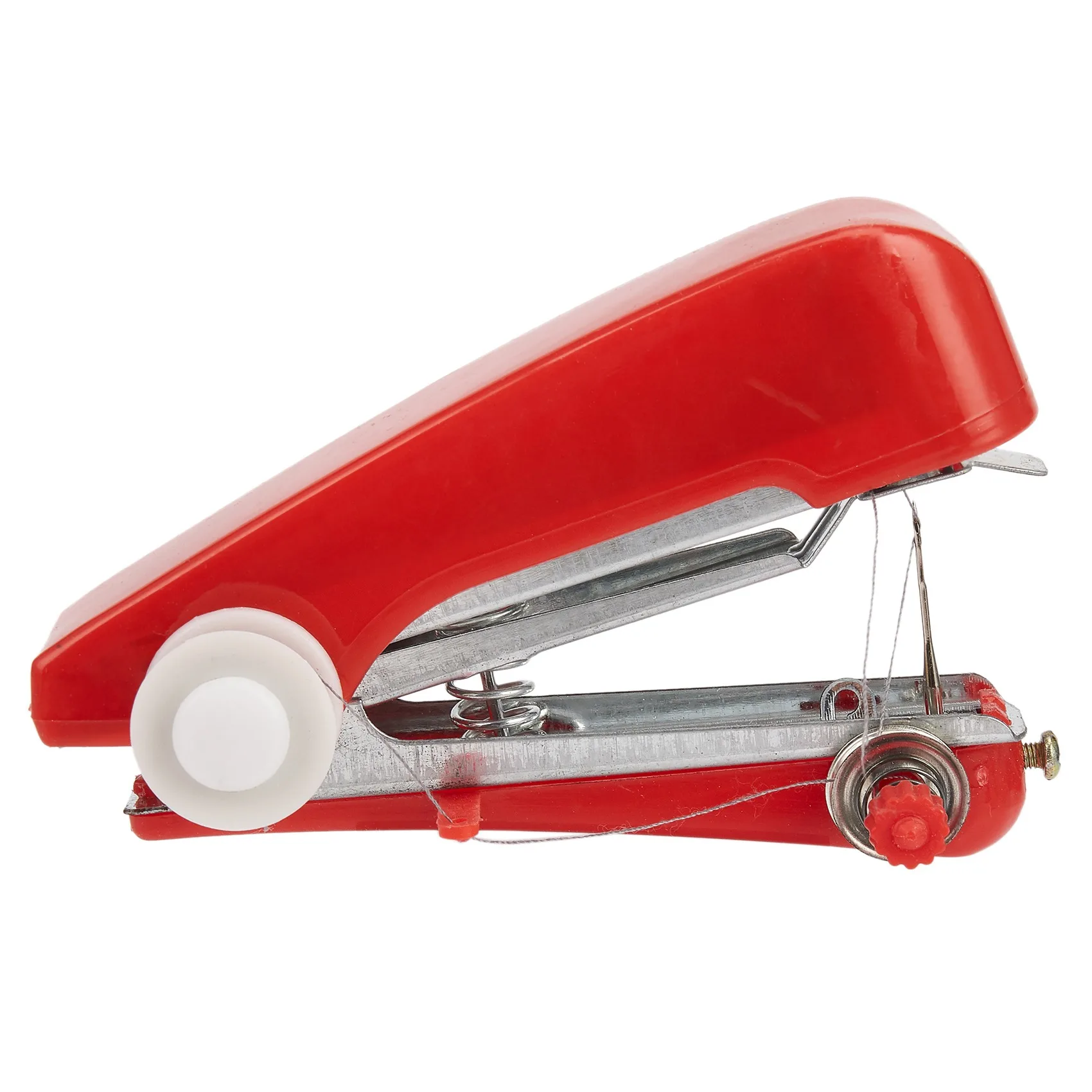 AEE4-Portable Sewing Outdoor Small Portable Mini Hand-Held Manual Sewing Machine Travel Pocket Sewing Machine (Random Colors)