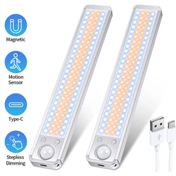 Led Night Light Rechargeable Lamp With Motion Sensor Led Lights Kitchen Under Furniture Wireless Sensor Movement Night Light