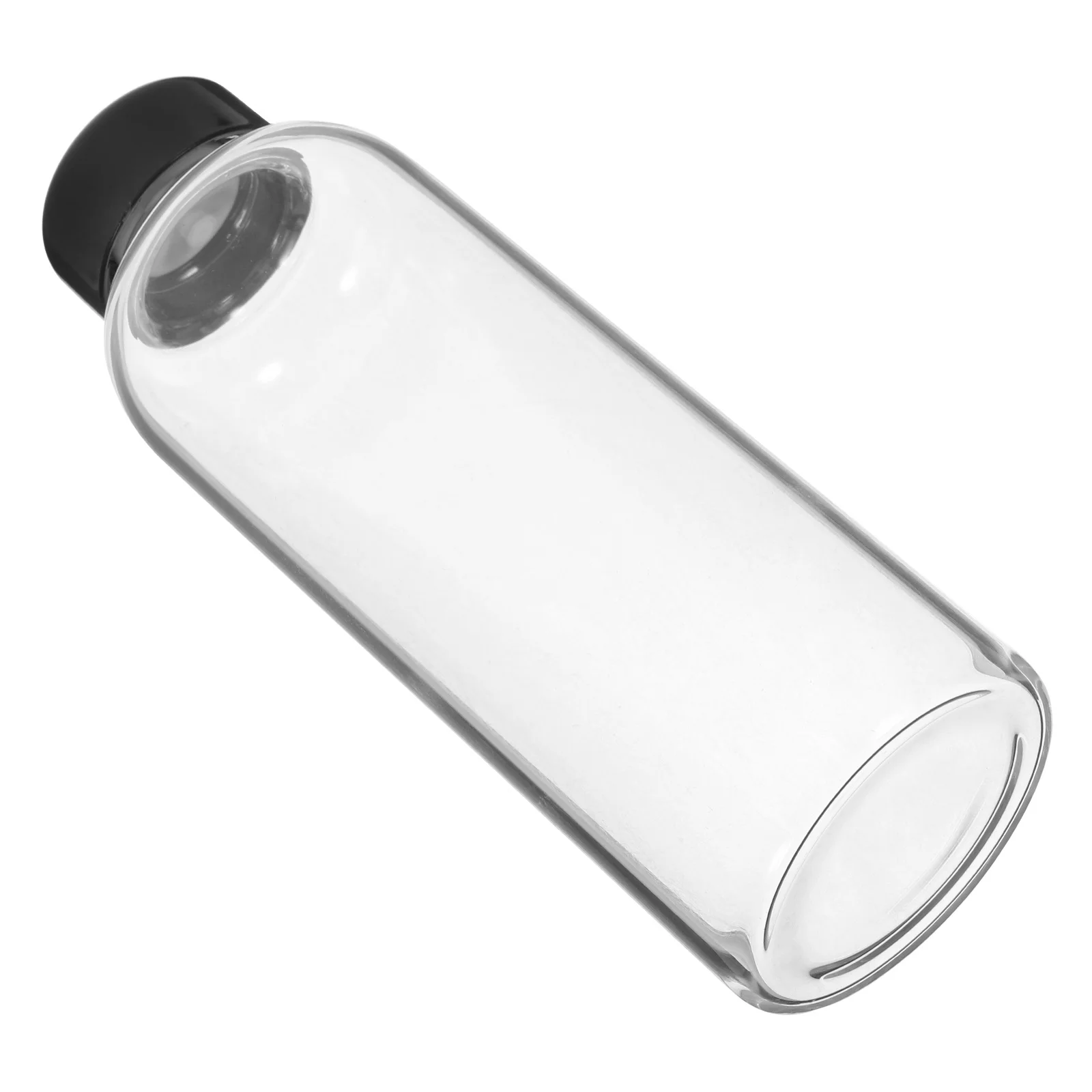 

Glass Water Bottle Clear Transparent Multipurpose Leakproof Sealed Lid Portable Outdoor Sports Fitness Drinking Container Large