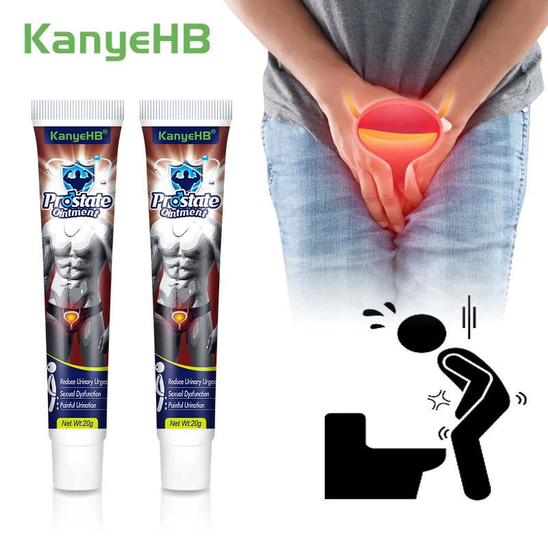 2pcs Prostatic Treatment Ointment Prostatitis Urethritis Bacteriostatic Medical Urological Cream Male Genitals Health Care A959