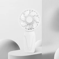 Petit ventilateur portatif ABS léger apparence mignonne Mini ventilateur Rechargeable USB pour le refroidissement en déplacement Mini ventilateur de poche Portable 6