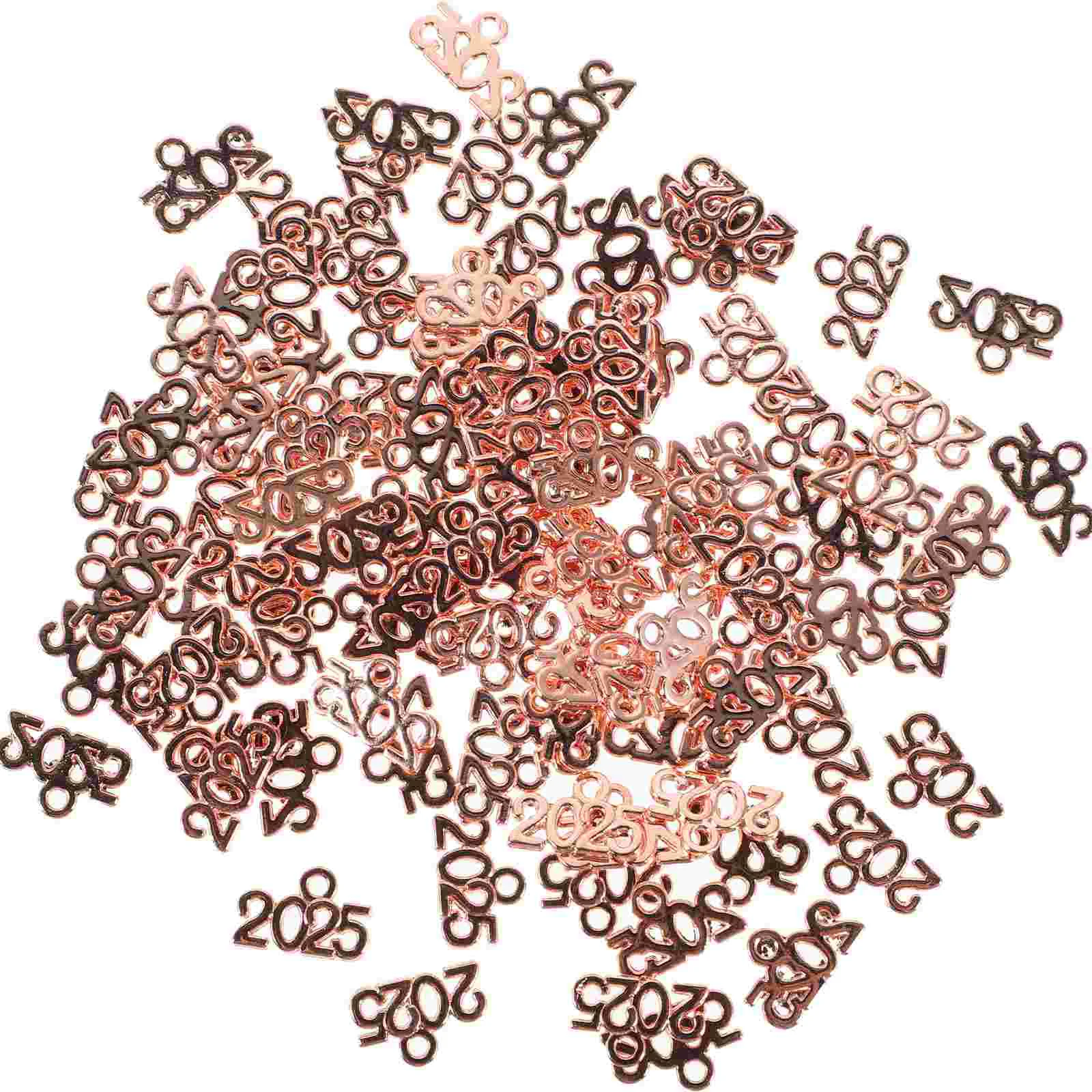 

100pcs DIY 2025 Charms Jewelry Making Pendants for Bracelet Earrings Key Chain charms for jewelry making