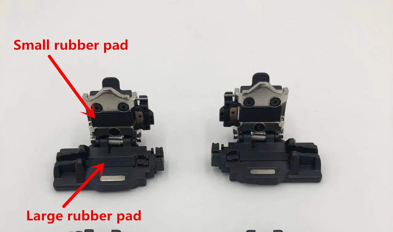 Fiber clamp rubber pad for FSM-60S 18S 62S 19S 61S FSM-70S FSM-80S 70S+fiber fusion splicer fiber holder rubber pad/gasket