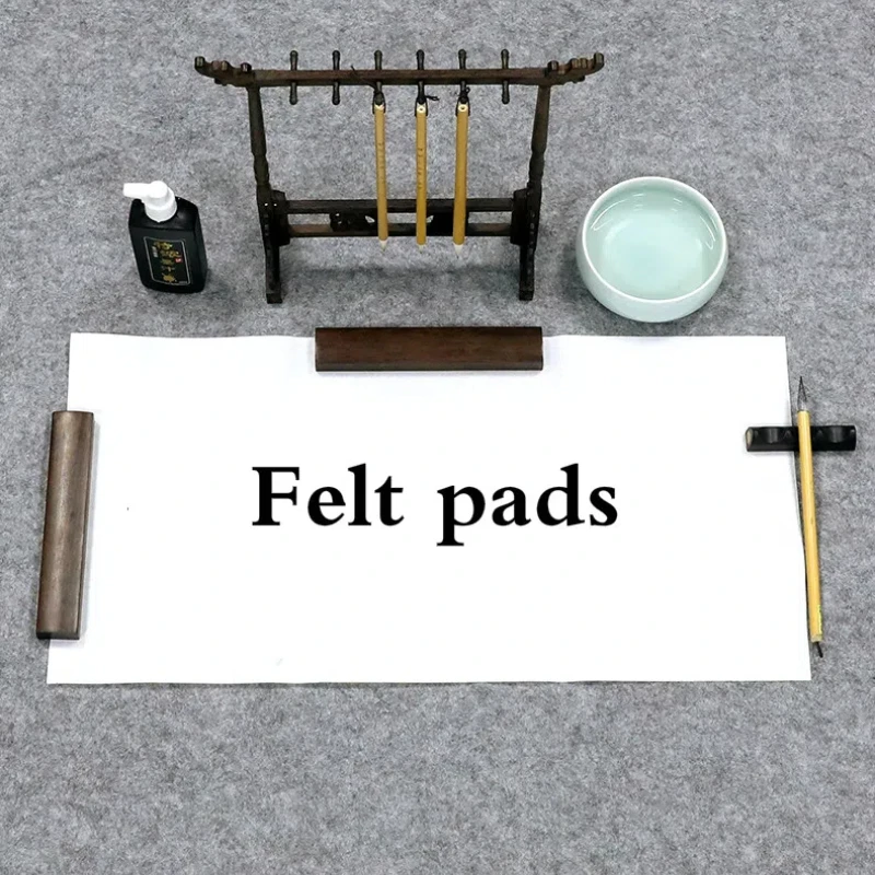 3mm 5mm Felt Pad For DIY Sewing Scrapbook Chinese Calligraphy Painting Felt Pad Table Chair Pad Home Textile Felt Fabric Fieltro