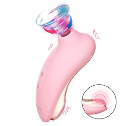 Vibrador de succión de clítoris para mujeres, máquina sexual, Juguetes Sexuales, consolador de Frecuencia múltiple, recargable por USB, Juguetes Sexuales