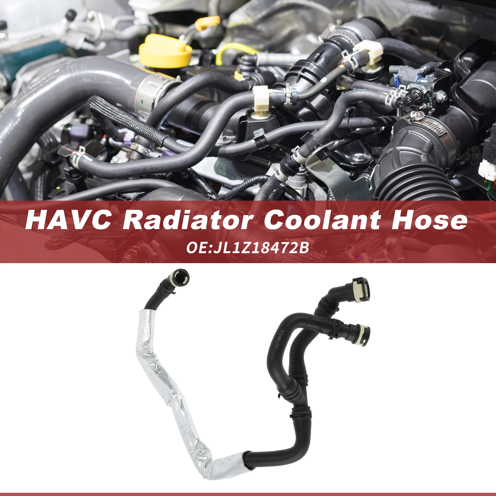 

Motoforti HVAC Нагреватель Водяной Впускной Шланг для Ford Expedition 18-21 HVAC Труба Обогревателя Соединительный Шланг Радиатора для Lincoln Navigator