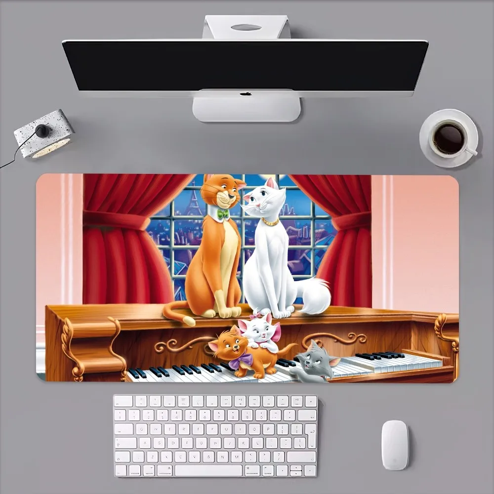 MINISO Disney The AristoCats Mary Cat Mouse Pad Computer Laptop Gaming Office Wrist Guard Non Slip Keyboard Pad