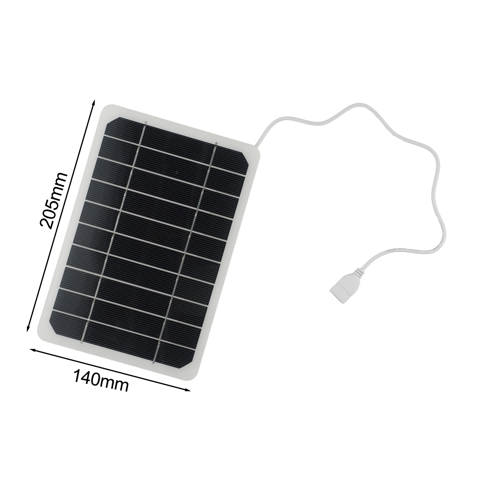 Areas Without Electricity Portable Solar Charger 5V 10W Solar Panel Compact Design Good Quality High Conversion Rate