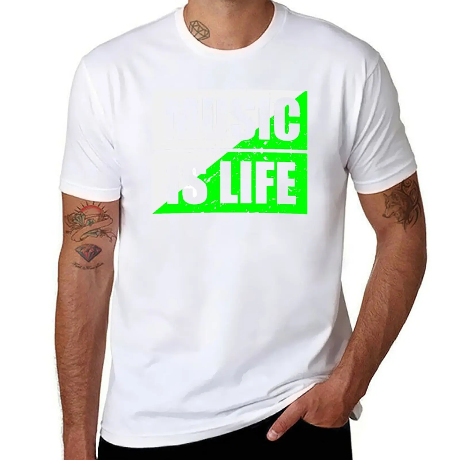 

t Life T-Shirt shirts man for white Is Music pack printed shirts t man for